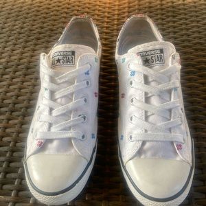 CONVERSE All ⭐️ Stars Low Top White & Muti Color 9
